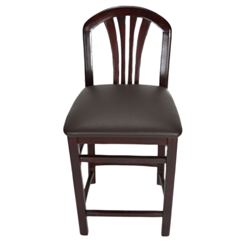 Crystal 24″ Counter Stool Mahogany