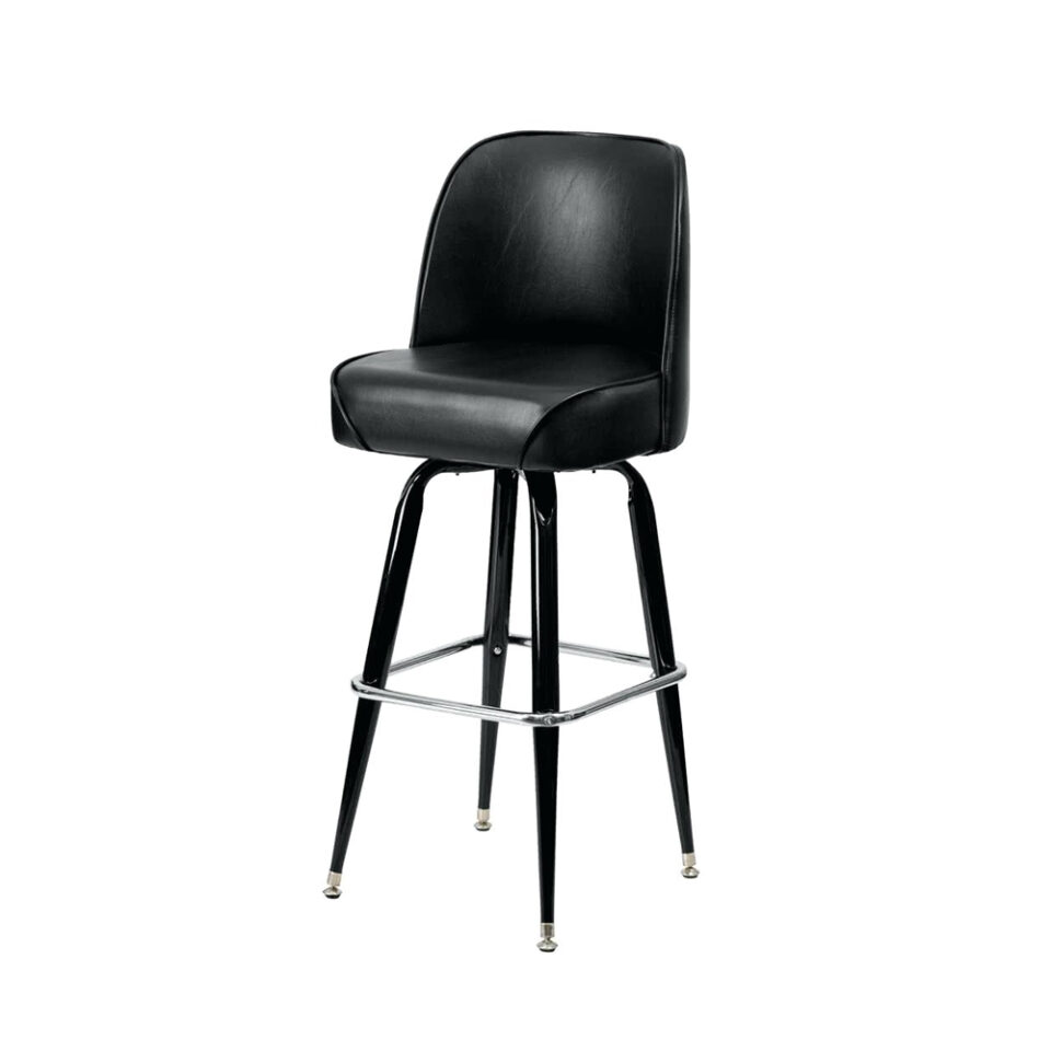 Bucket Seat Oval Bar Stool