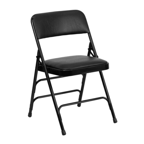 Black Metal Folding Chairs