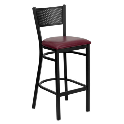 Oscar Metal Black Stool