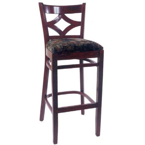 Diamond Wood Dining Stool