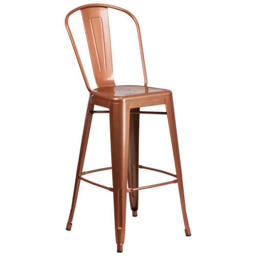 Bistro Style Metal Stool