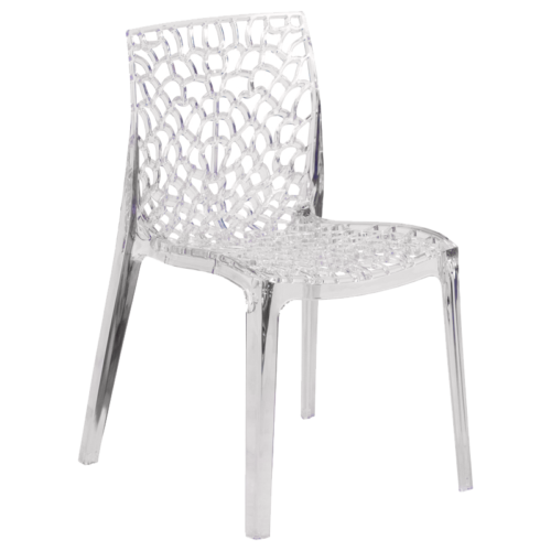 Artistic Crystal Stackable Chair