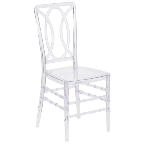 Oval Crystal Stackable Chair