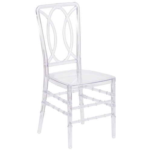 Oval Crystal Stackable Chair