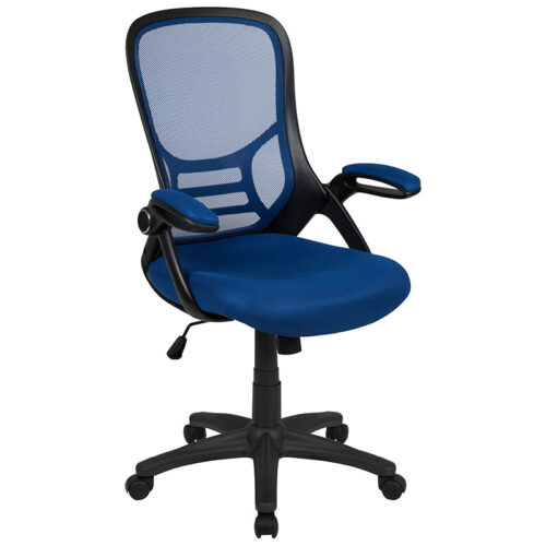 Almo High back Ergonomic Swivel Office Chair with Flip-up Arm Chair