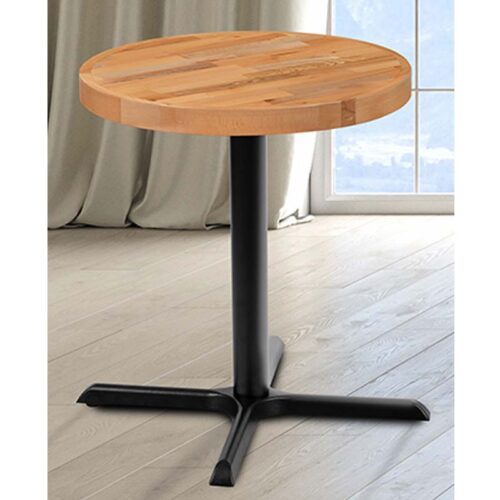 24" Round Butcher Block Style Round Table Top Only