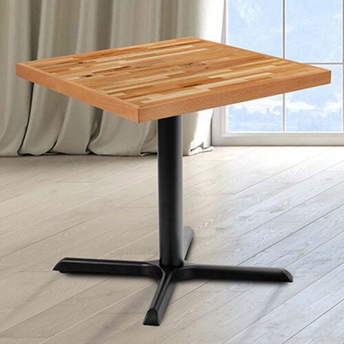 30 X 30" Square Butcher Block Style Table Top Only
