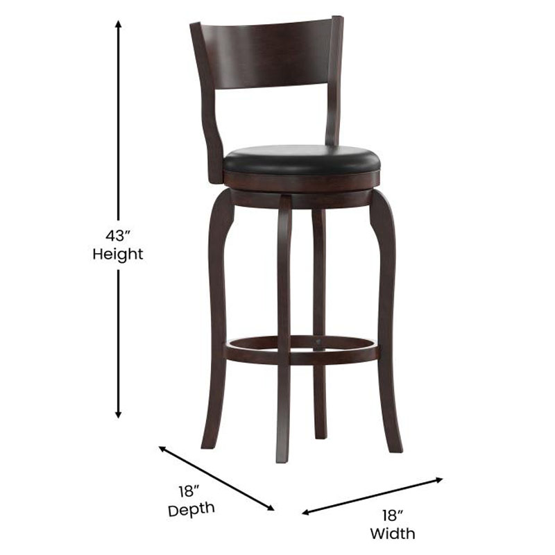 NICOS COMMERCIAL GRADE PUB STOOL-B-B