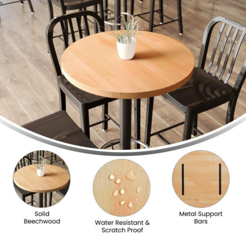 FS30RD Solid Wood Table Top Only